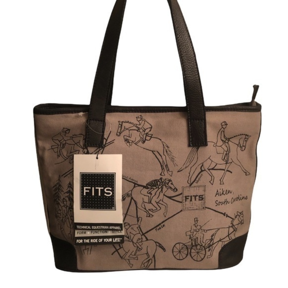Fits Aiken SC Equestrian tote bag with wristlet NWT